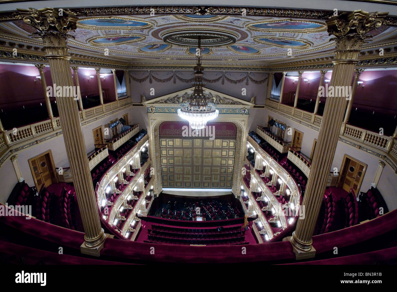 Narodni Divadlo, Nationaltheater, Prag Stockfoto