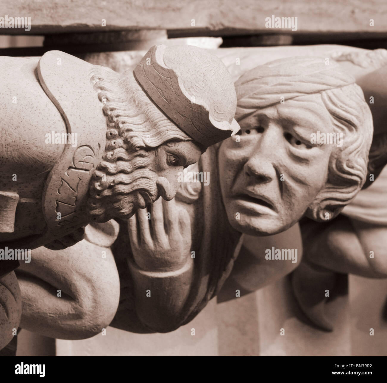 Wasserspeier in York Minster, York, England, UK Stockfoto