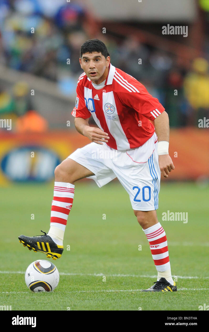 NESTOR ORTIGOZA PARAGUAY LOFTUS VERSFELD Stadion PRETORIA Südafrika 29. Juni 2010 Stockfoto