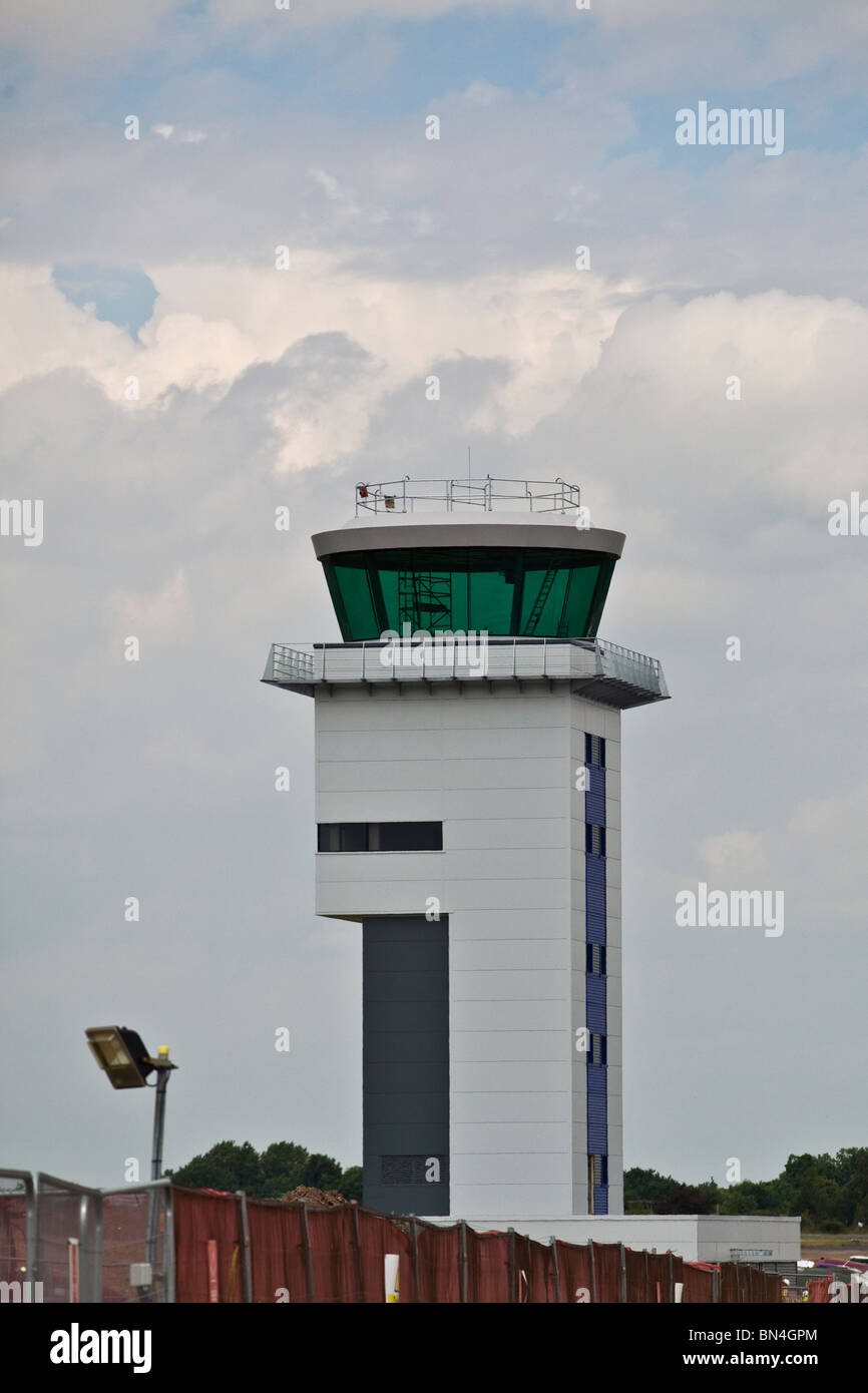Neuer Kontrollturm am Southend Airport Stockfoto