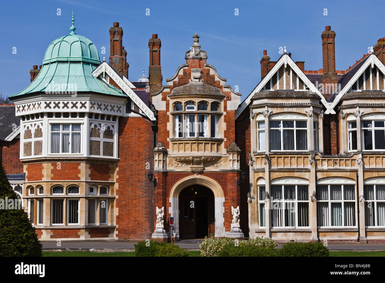 Bletchley Park in Milton Keynes, Heimat des zweiten Weltkriegs Code Breakers. Stockfoto