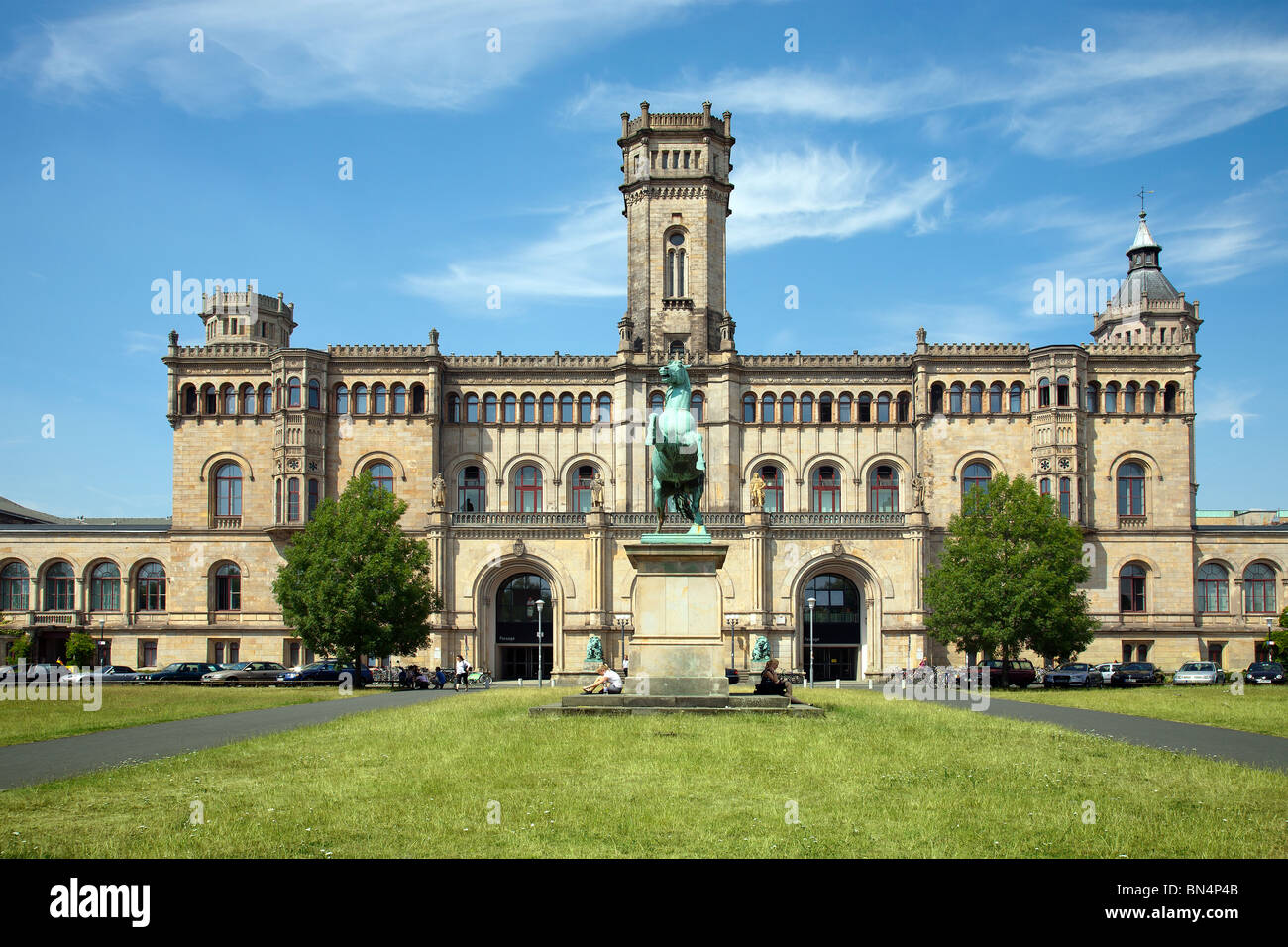 Guelph Palast – Leibniz Universität, Hannover, Niedersachsen, Deutschland Stockfoto