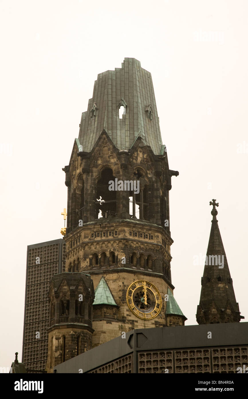 Kaiser Wilhelm Gedachtnis Kirche in Berlin, Deutschland. Stockfoto