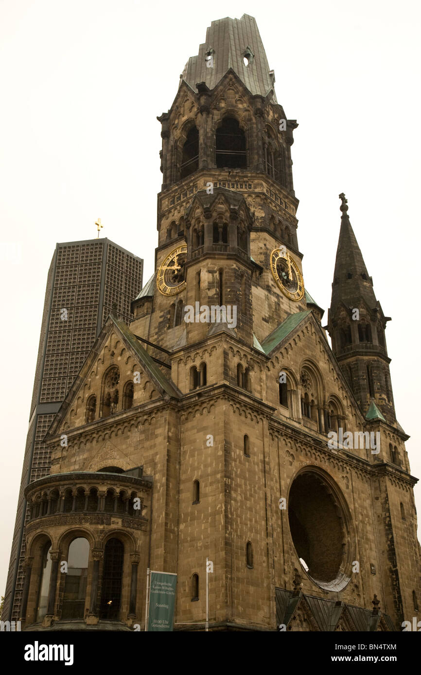 Kaiser Wilhelm Gedachtnis Kirche in Berlin, Deutschland. Stockfoto
