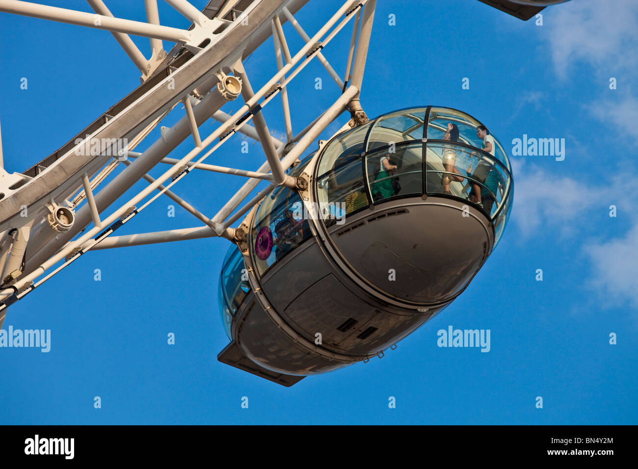 Das British Airways London Eye, London, England Stockfoto