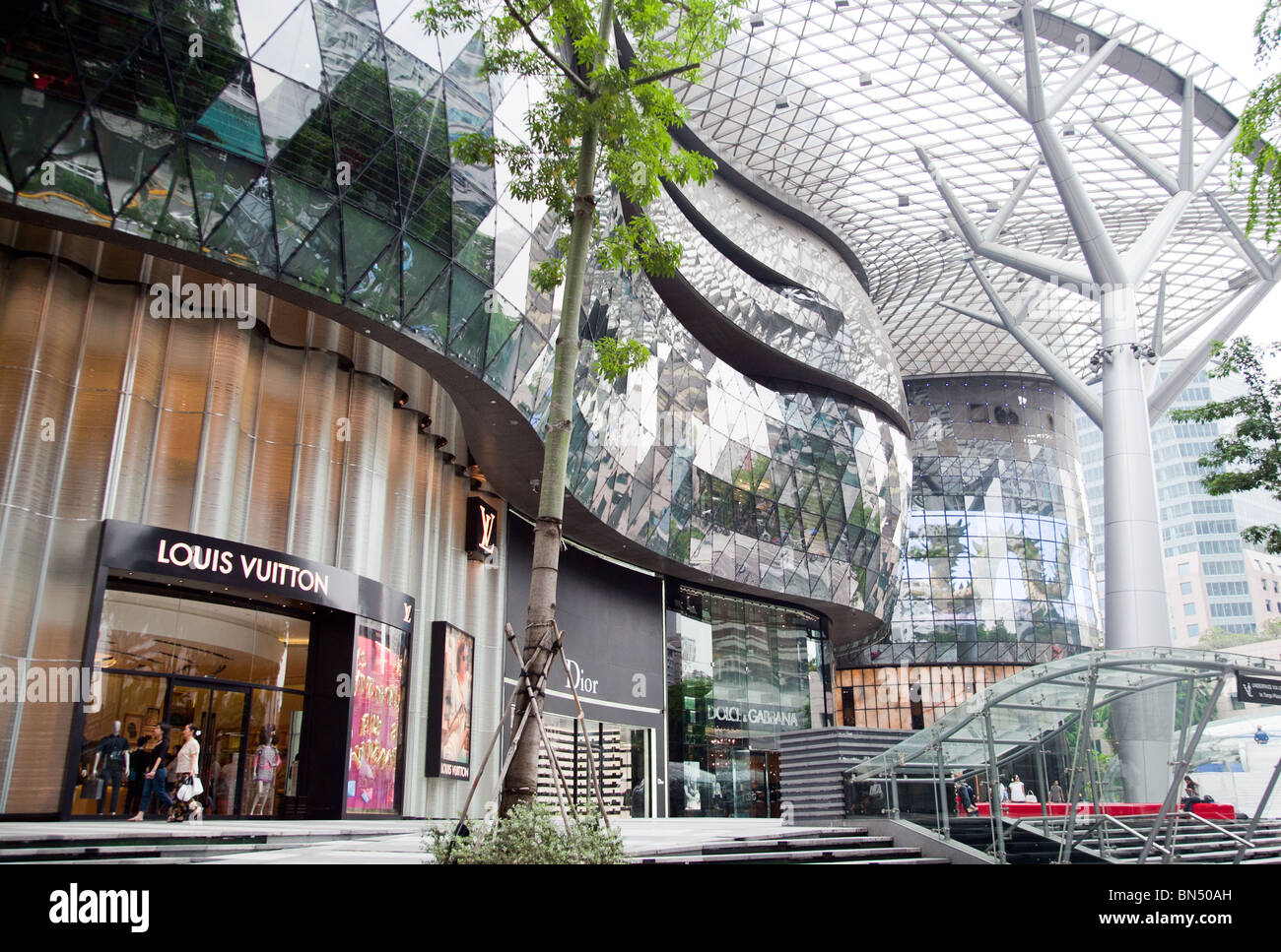 Einkaufszentrum Orchard Road in Singapur Stockfoto
