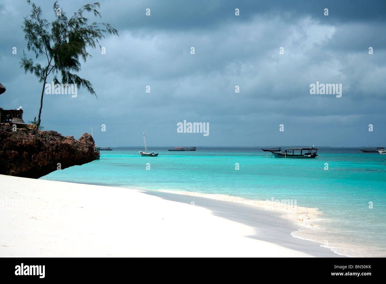 Zanzibar Beach Stockfoto