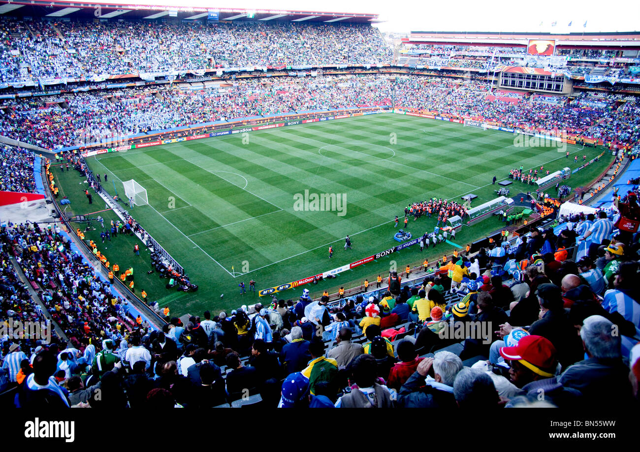 FIFA WM 2010 IN JOHANNESBURG, SÜDAFRIKA Stockfoto