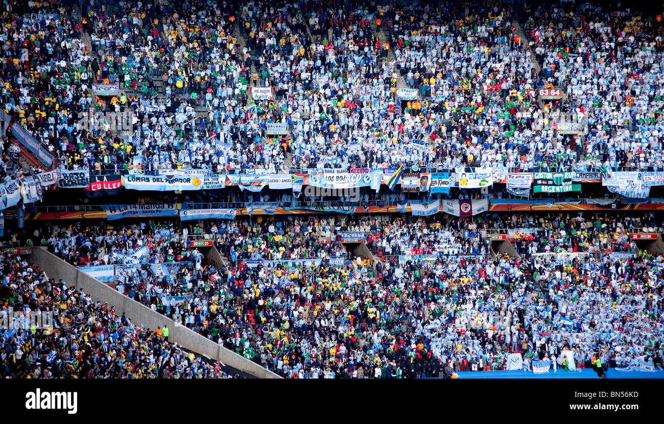 FIFA WM 2010 IN JOHANNESBURG, SÜDAFRIKA Stockfoto