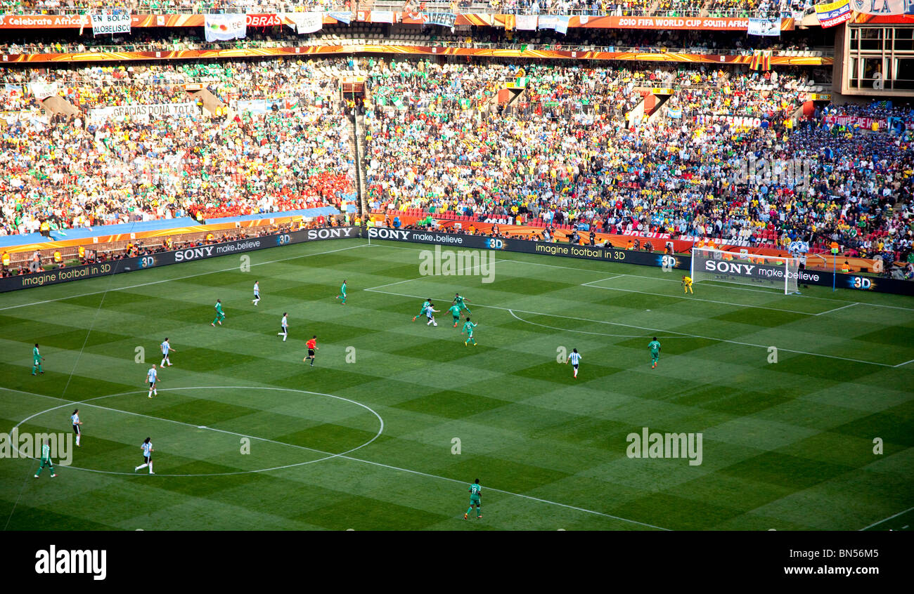 FIFA WM 2010 IN JOHANNESBURG, SÜDAFRIKA Stockfoto