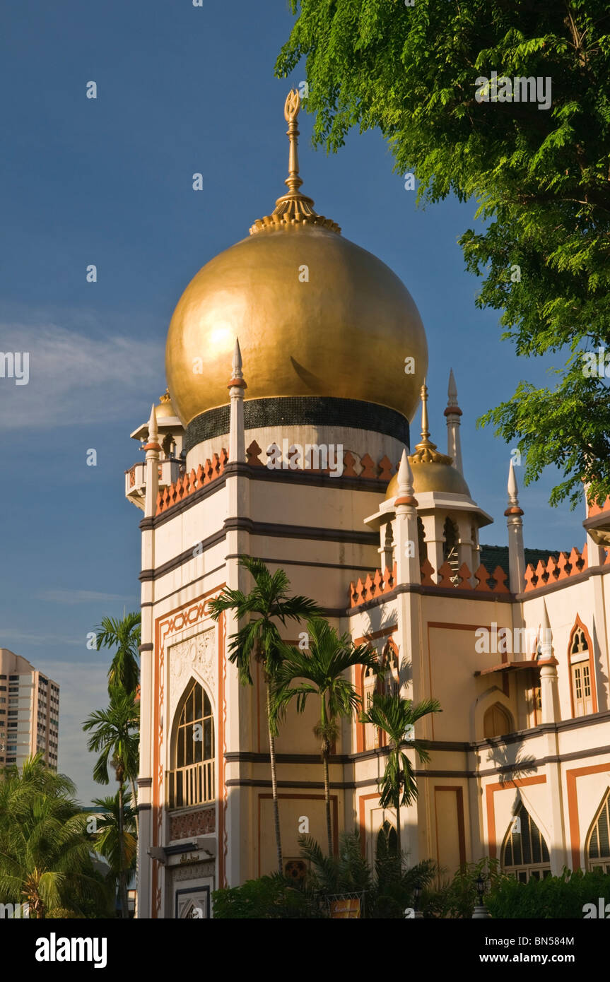 Sultan Moschee Kampong Glam Singapur Stockfoto