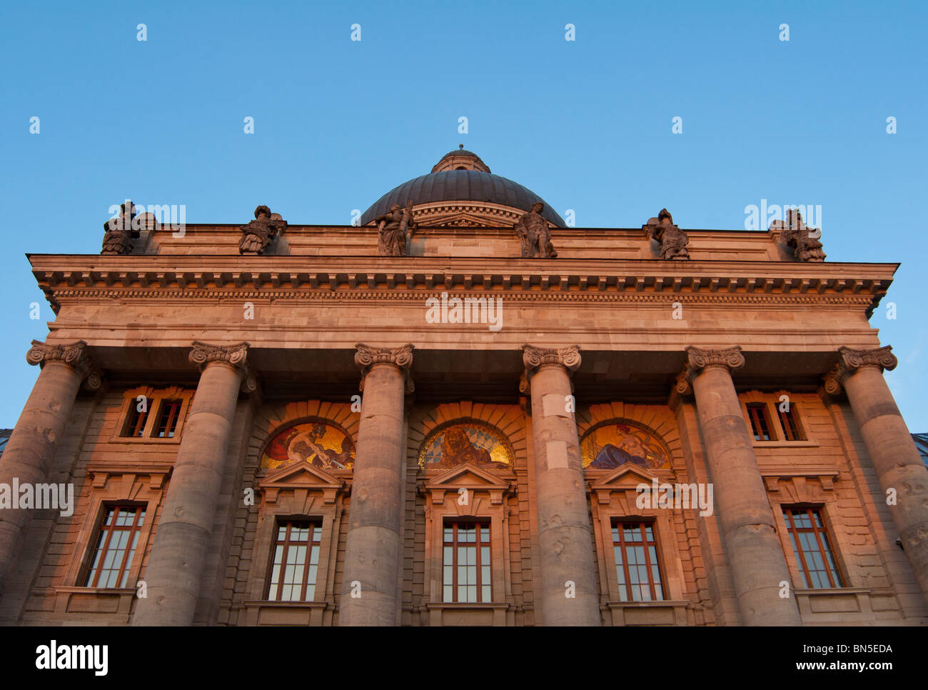 Bayerische Staatskanzlei in München, Deutschland. Stockfoto