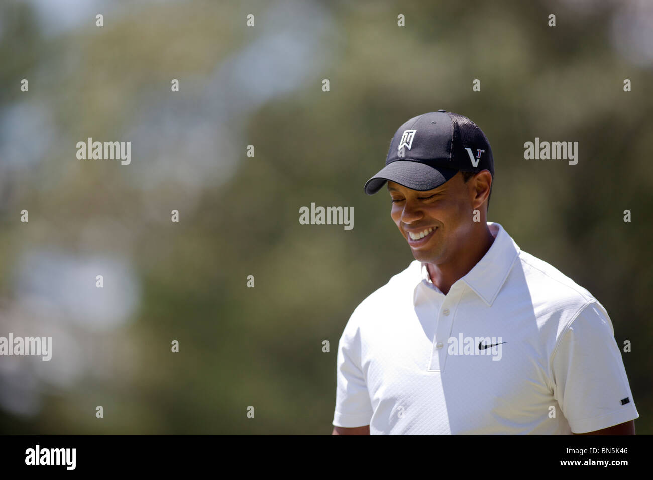 Tiger Woods auf der 2010-AT&T-nationaler Wettbewerb Stockfoto