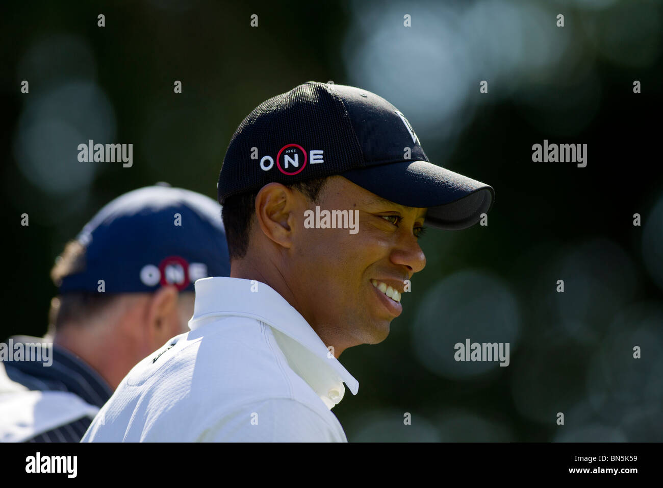 Tiger Woods auf der 2010-AT&T-nationaler Wettbewerb Stockfoto