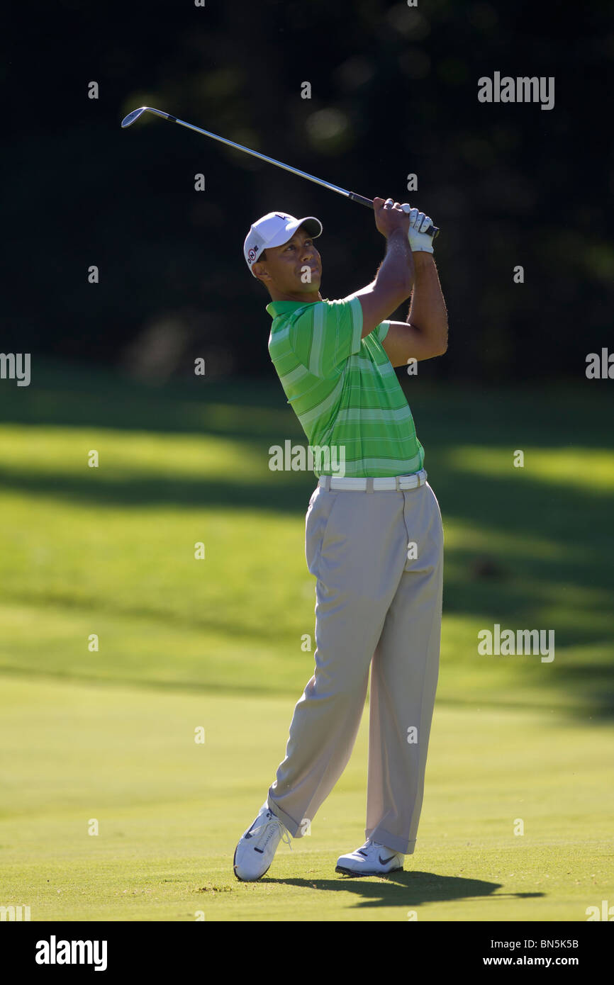 Tiger Woods auf der 2010-AT&T-nationaler Wettbewerb Stockfoto