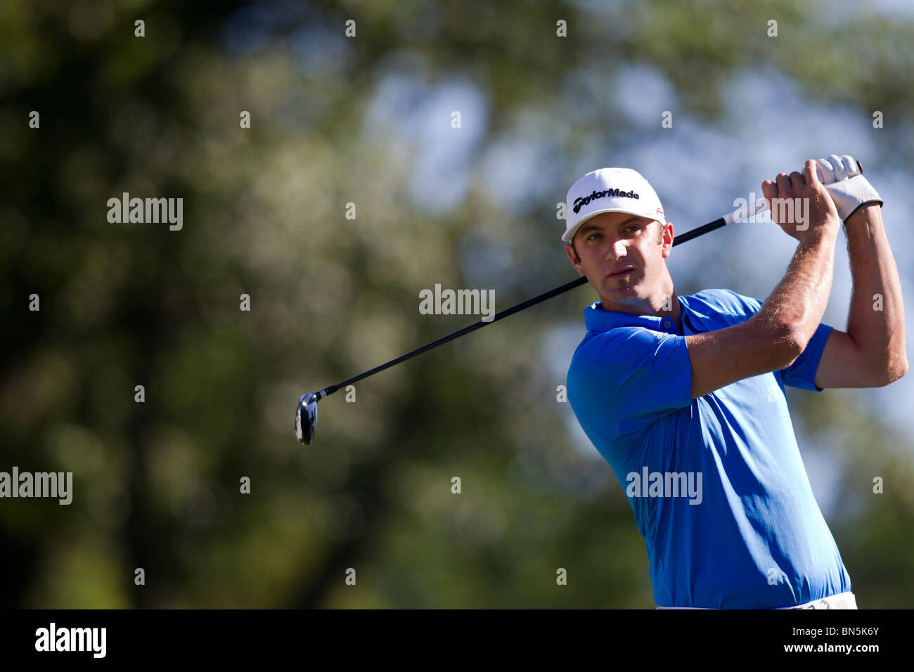 Dustin Johnson auf die 2010-AT&T-nationaler Wettbewerb Stockfoto