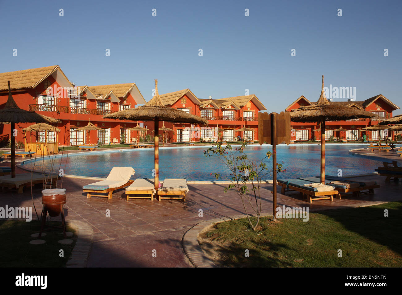 Jungle Aqua Park Hotel Hurghada Ägypten Stockfoto