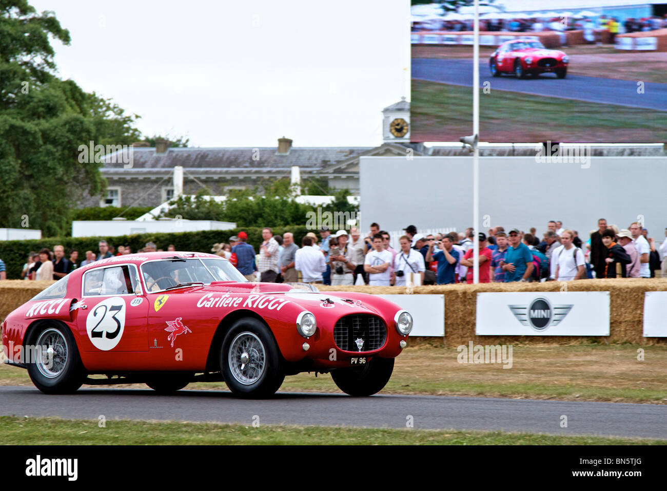 Oldtimer-Rennen in Goodwood Festival of Speed 2010 Stockfoto