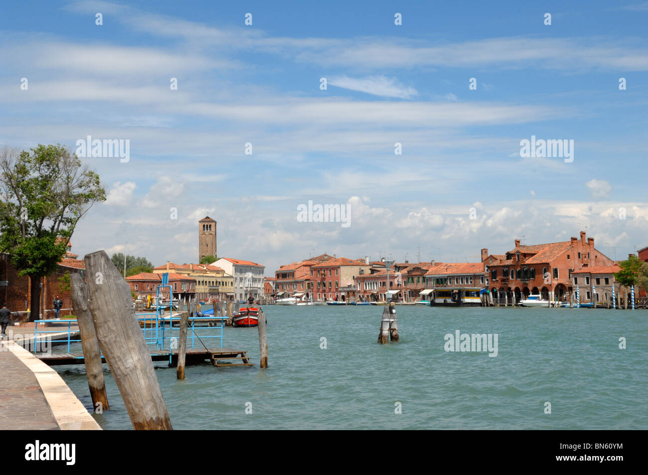 Die Insel Murano auf der Lagune von Venedig Stockfoto