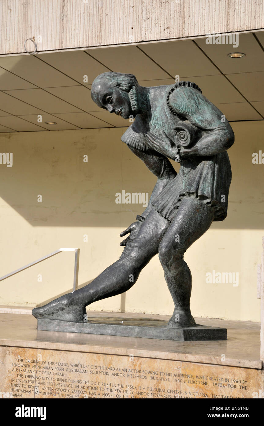 Shakespeare Denkmal in Budapest vor dem Marriott Hotel, Budapest, Ungarn, Europa Stockfoto