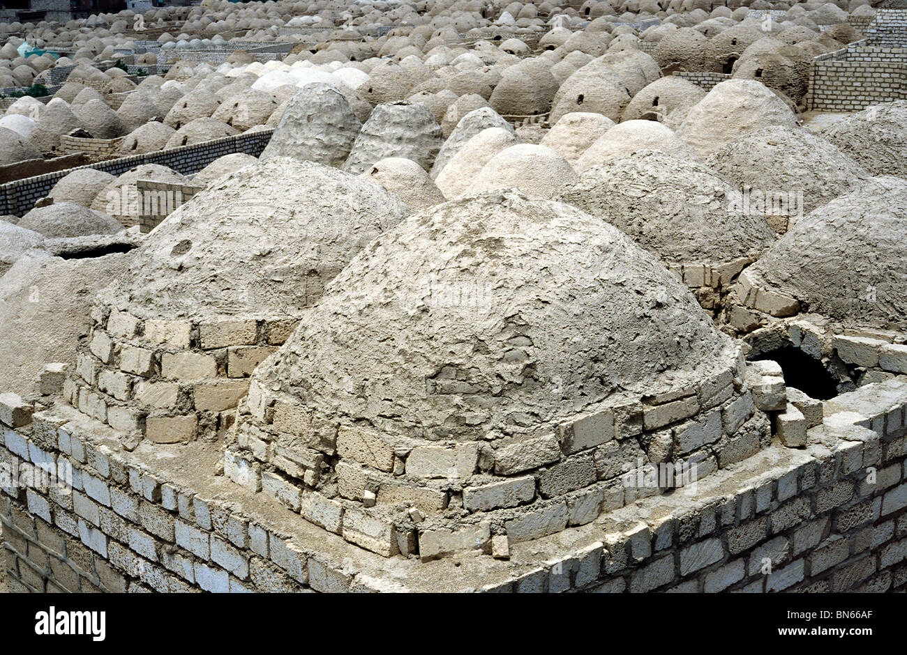 Gräber von Saul Sultan el-Zawiyet el-Maiyitin Dorf in der Nähe von Minya in Mittelägypten. Stockfoto