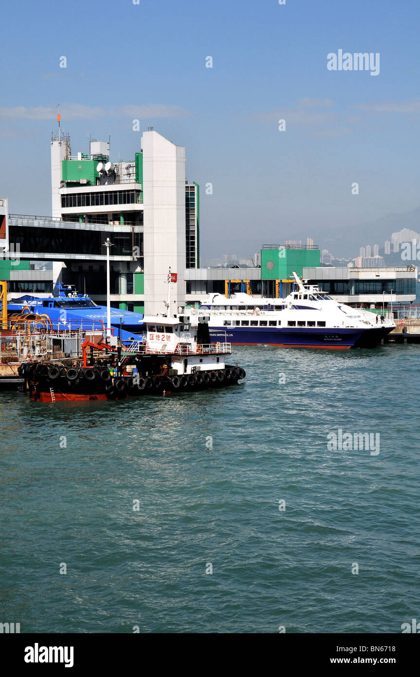 Terminal für Macau, China, Hong Kong Island zu versenden Stockfoto
