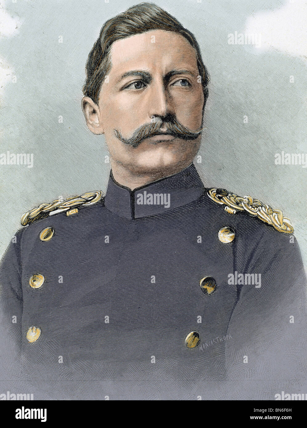 Wilhelm II. von Deutschland (Potsdam, 1859-Doorn, 1941). König von Preußen und deutscher Kaiser (1888-1918). Stockfoto