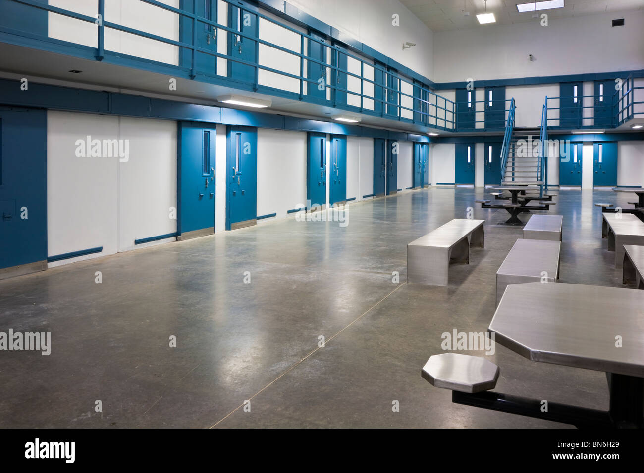Florida - Februar 2009 - Innenansicht der Strafanstalt in Zentral-Florida Stockfoto