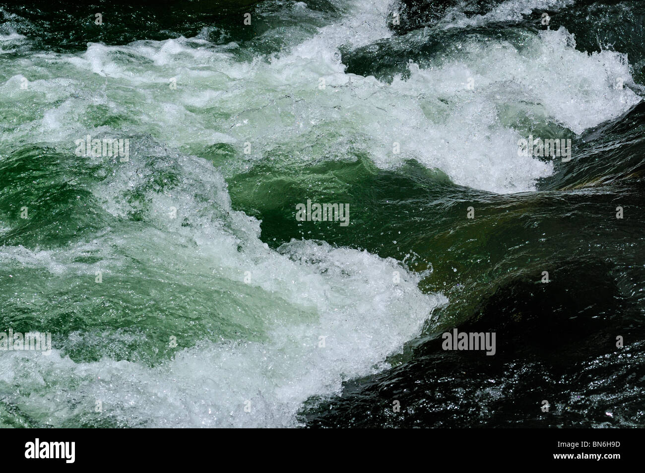 Spanien, Navarra: Fluss in Foz de Lumbier Stockfoto