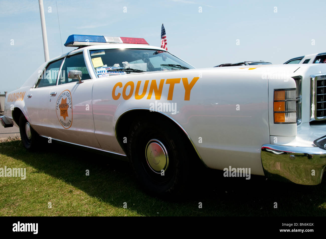 Amerikanischen Sheriffs Polizeiauto Stockfoto