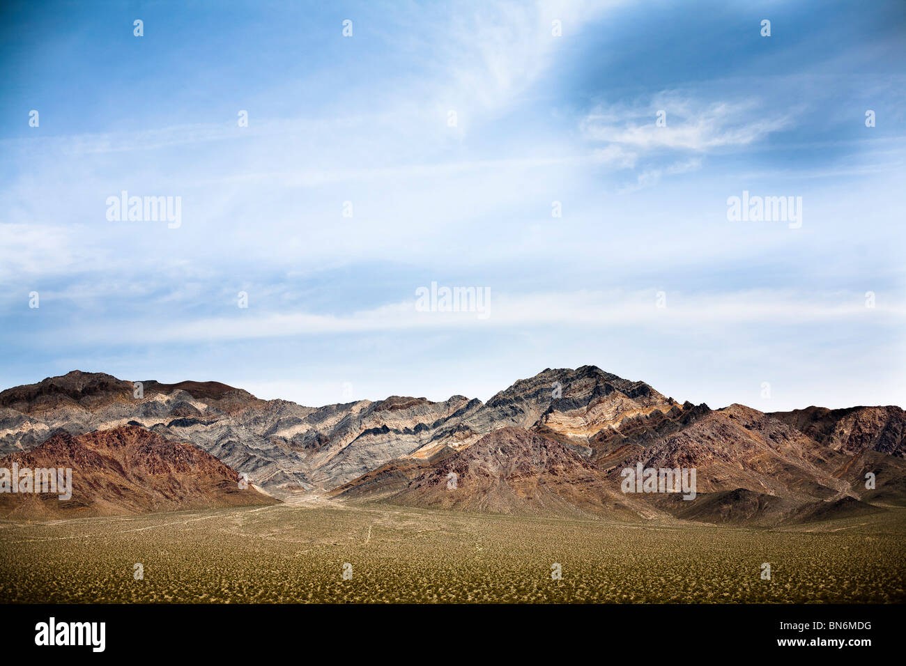 Wüste Berge 30 min nordwestlich von Las Vegas Stockfoto