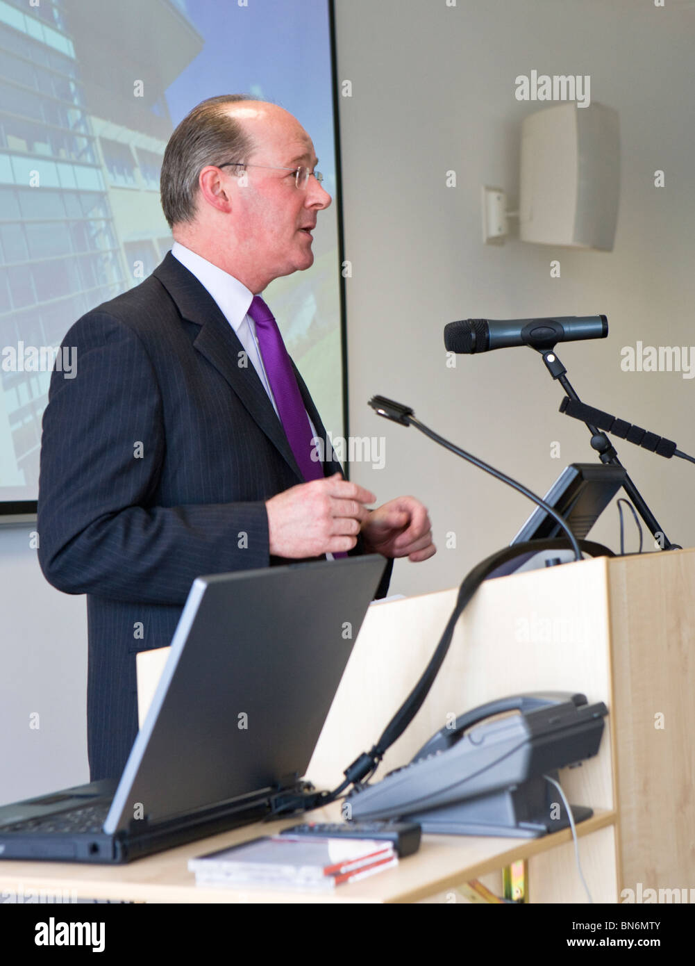 Johannes spricht swinney Stockfoto