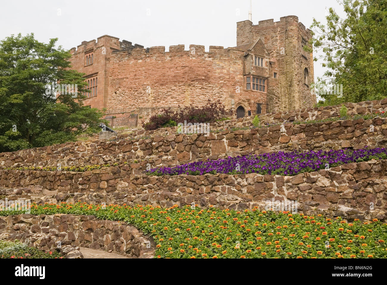 England Staffordshire Tamworth castle Stockfoto