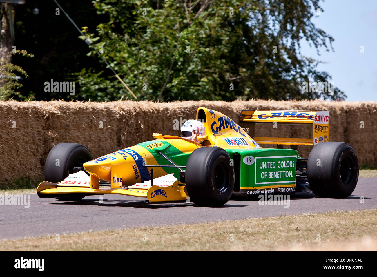 1992 B192 Benetton Cosworth beim Festival of Speed in Goodwood  Stockfotografie - Alamy