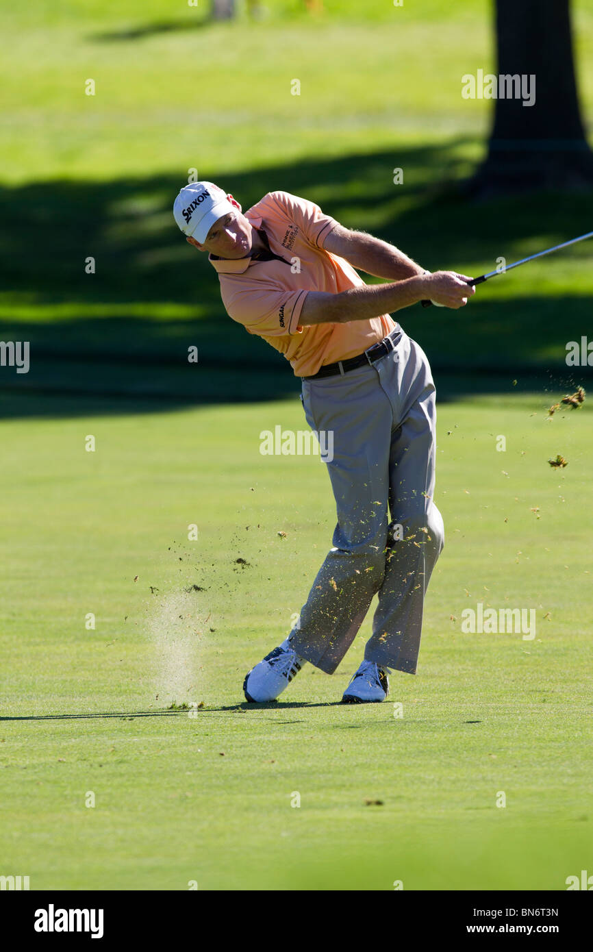 Jim Furyk auf 2010 AT&T nationaler Wettbewerb Stockfoto