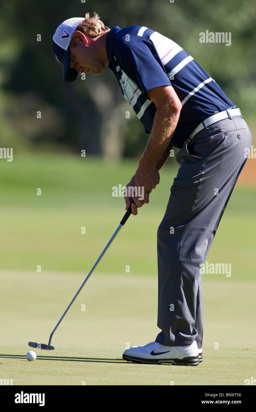 Lucas Glover auf 2010 AT&T nationaler Wettbewerb Stockfoto