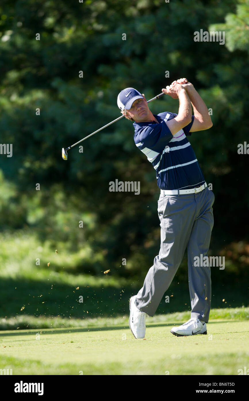 Lucas Glover auf 2010 AT&T nationaler Wettbewerb Stockfoto