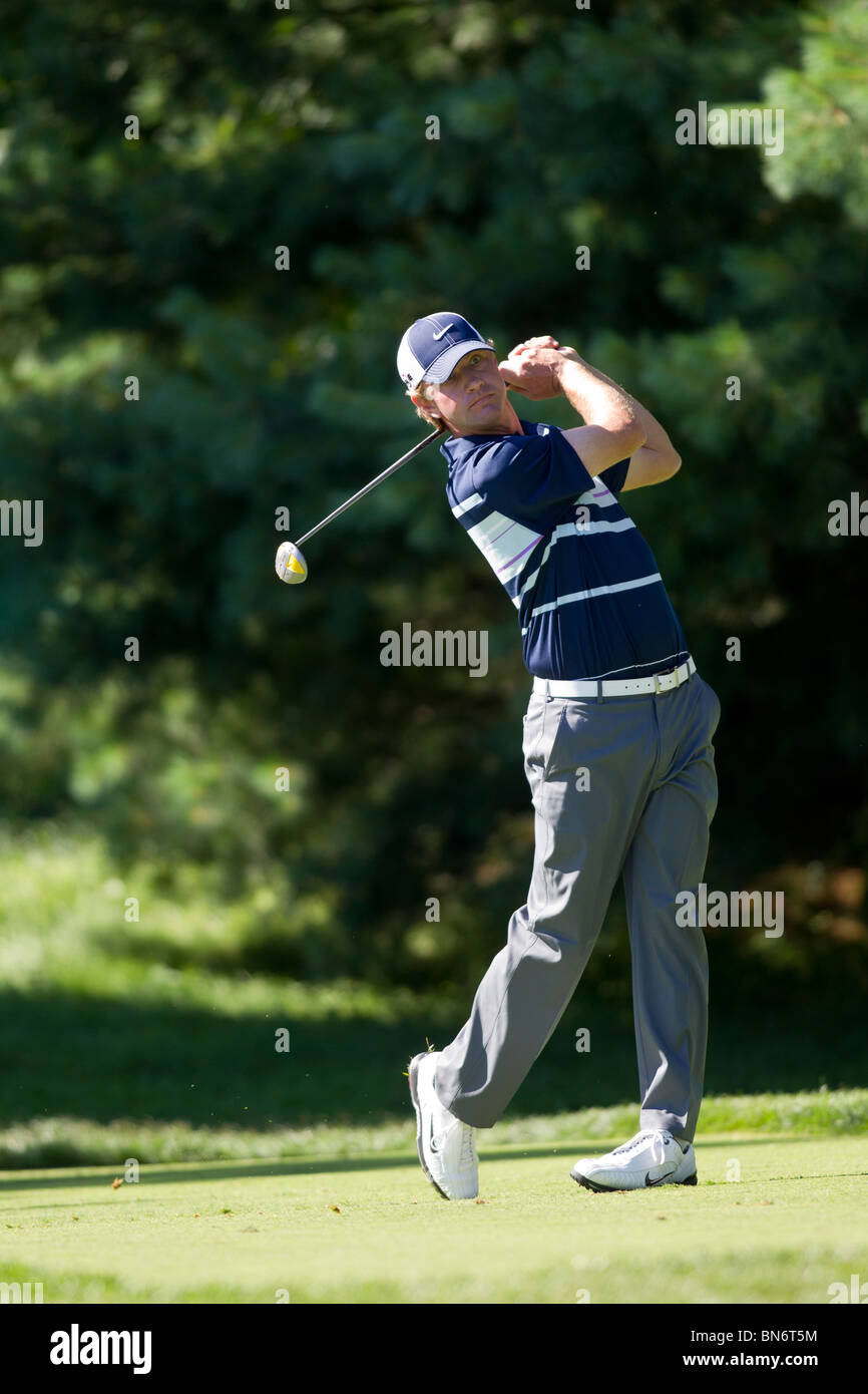 Lucas Glover auf 2010 AT&T nationaler Wettbewerb Stockfoto