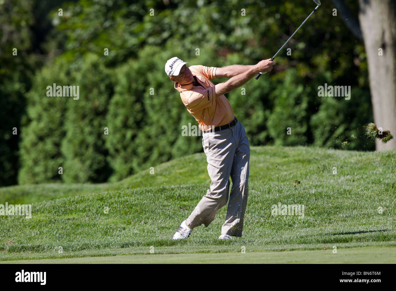 Jim Furyk auf 2010 AT&T nationaler Wettbewerb Stockfoto