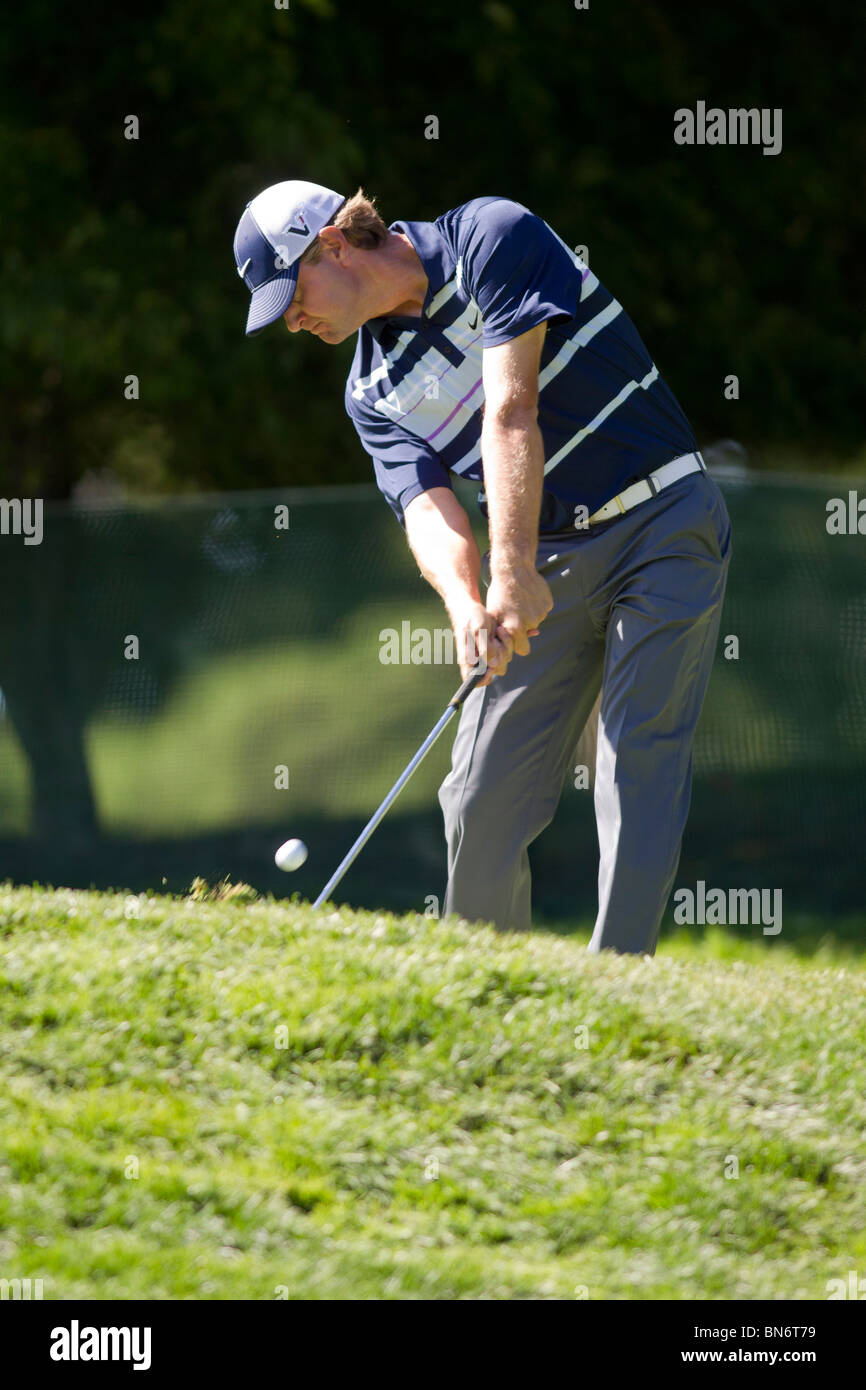 Lucas Glover auf 2010 AT&T nationaler Wettbewerb Stockfoto