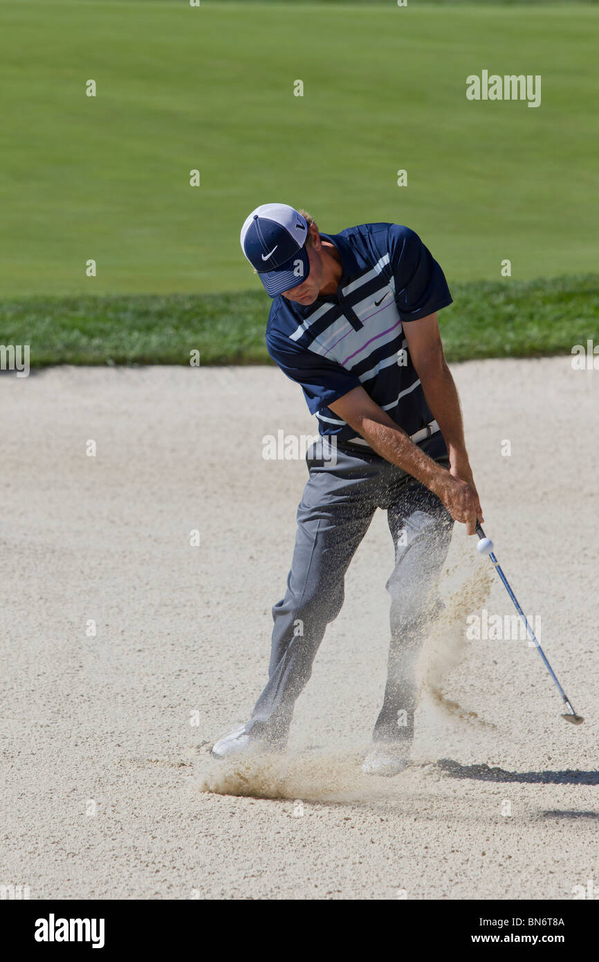 Lucas Glover auf 2010 AT&T nationaler Wettbewerb Stockfoto
