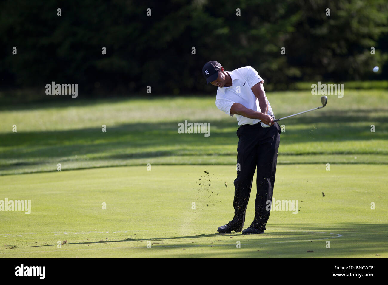 Tiger Woods auf der 2010-AT&T-nationaler Wettbewerb Stockfoto