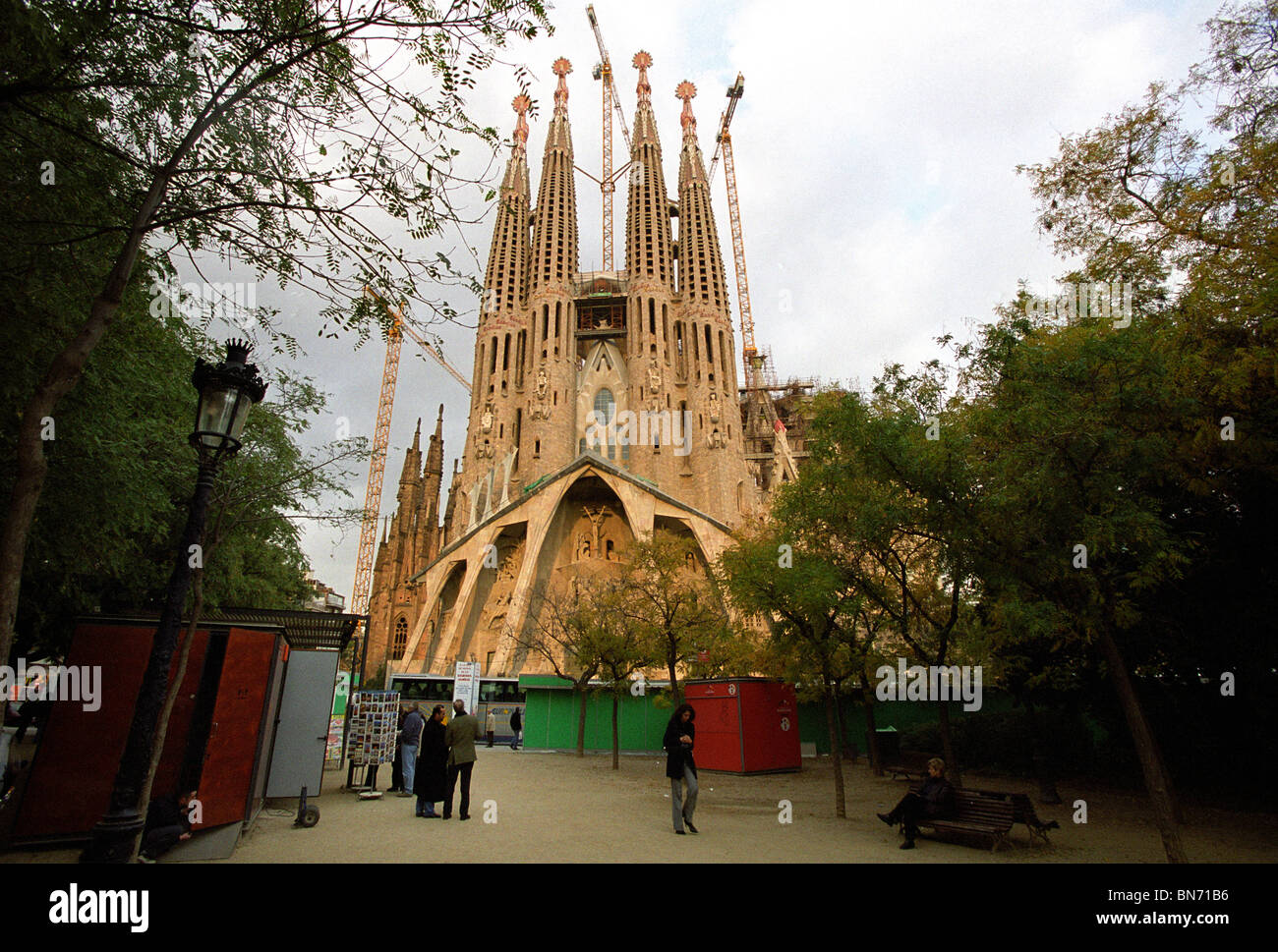 Heilige Familie. Barcelona, Spanien Stockfoto