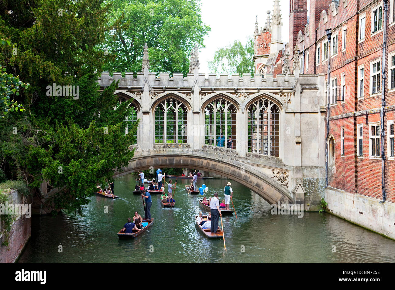 Brücke der Seufzer St. Johns College in Cambridge Stockfoto