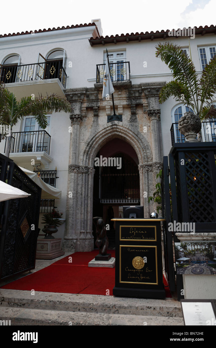 South Miami Strandhaus Gianni Versace Stockfoto