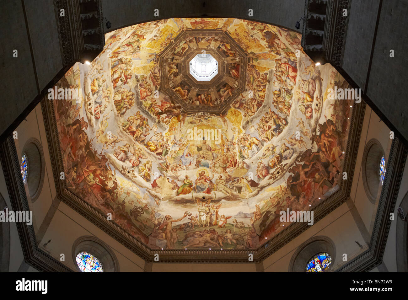 Kuppel am Basilica di Santa Maria del Fiore (Duomo) in Florenz, Italien Stockfoto