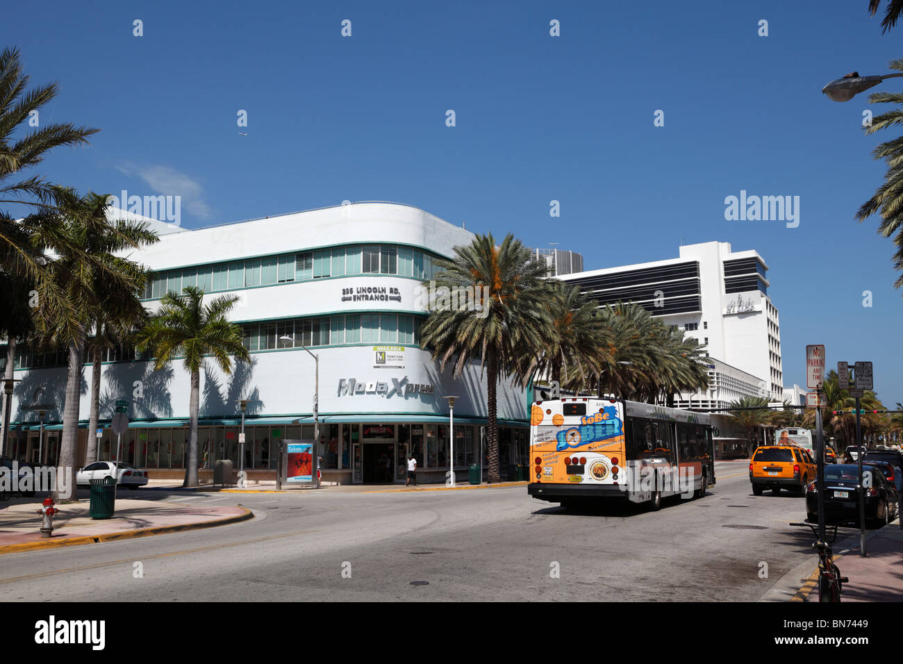 Miami south beach Art Deco-Viertel Stockfoto