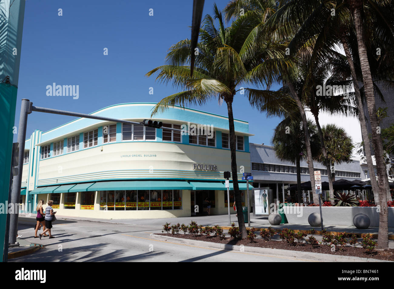 Miami south beach Lincoln road Stockfoto