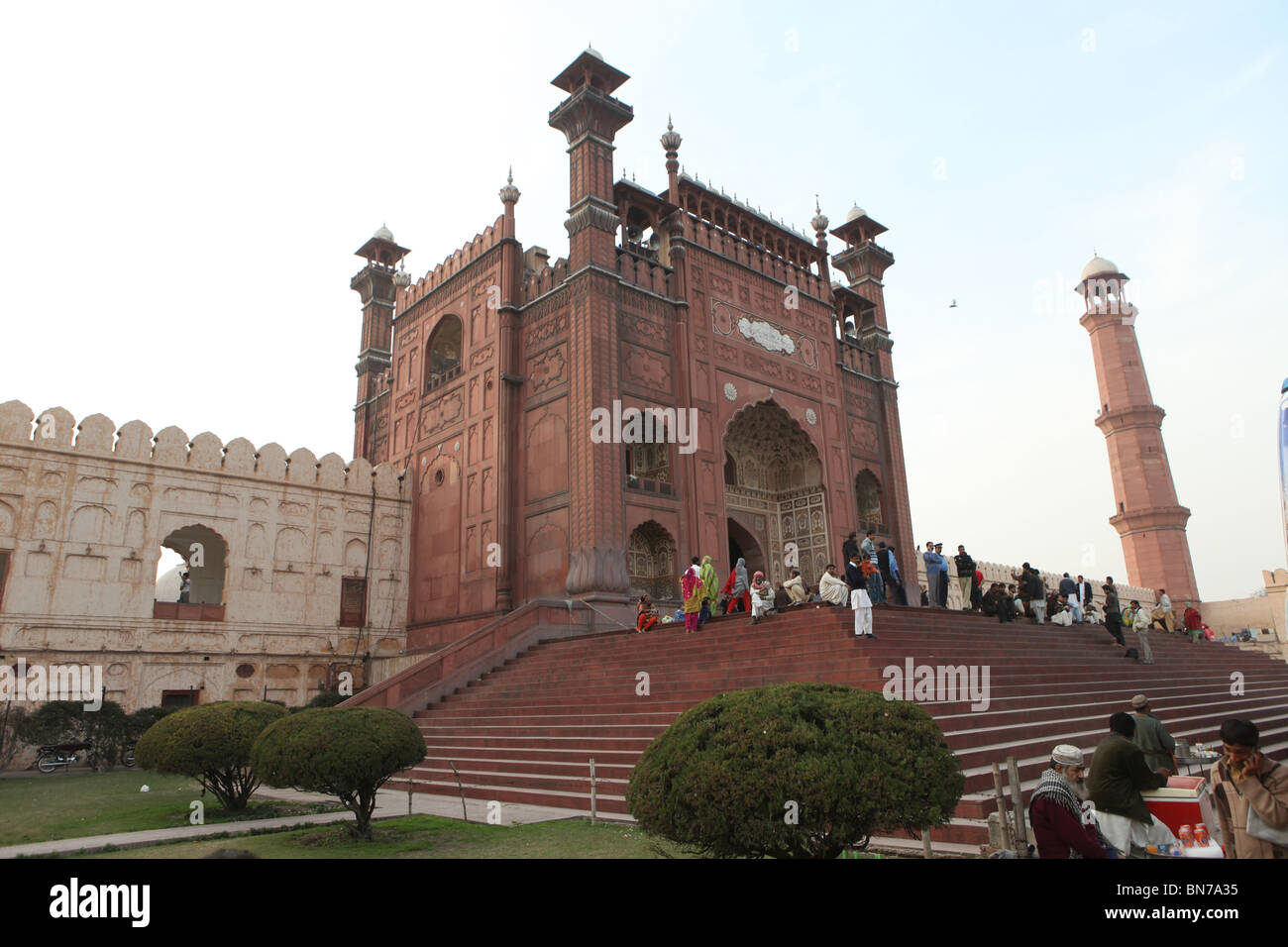 Badshahi-Moschee in Lahore, Pakistan Stockfoto
