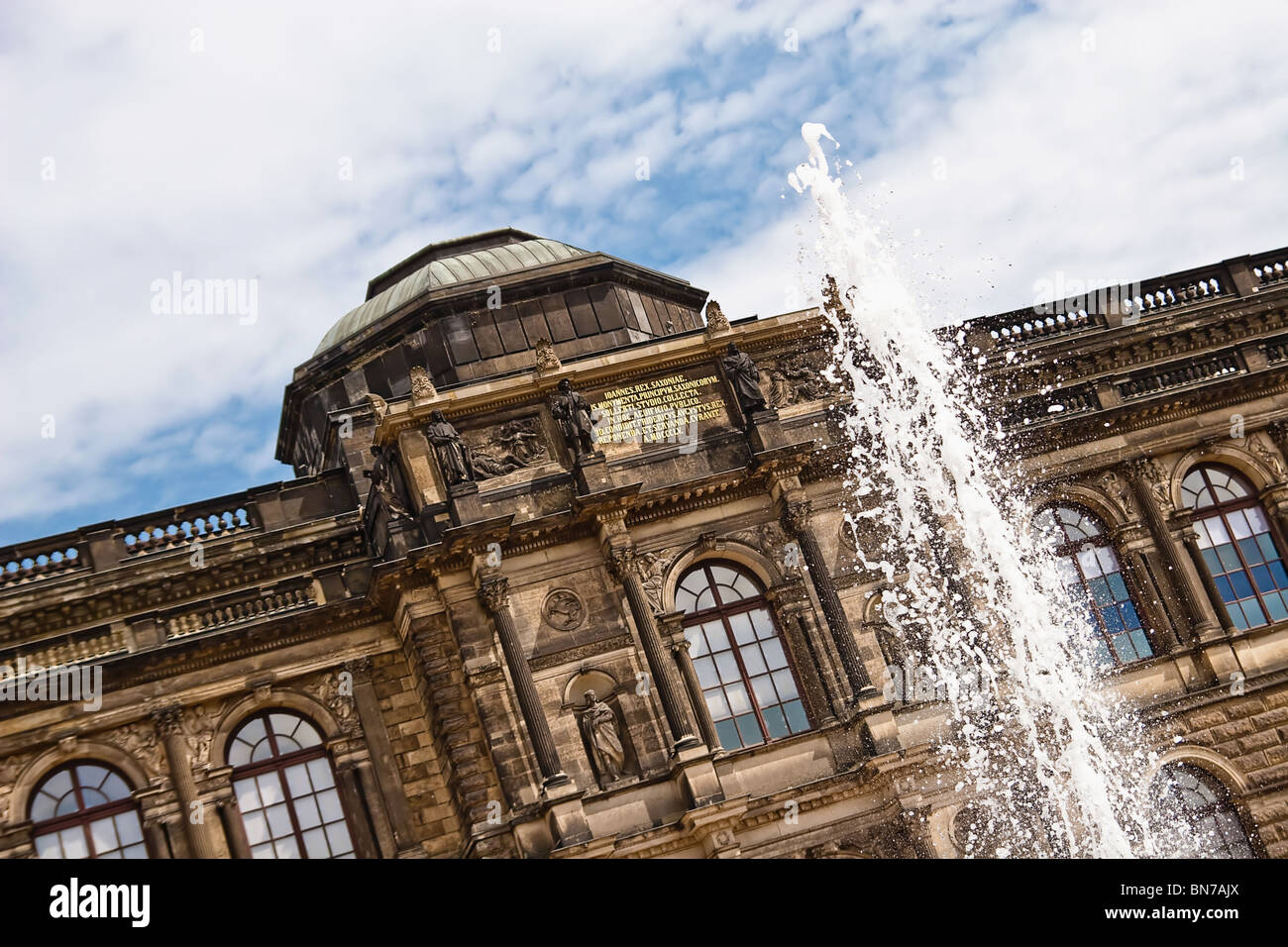 Das historische barocke Zwinger Palace Museum in Dresden, Deutschland Stockfoto